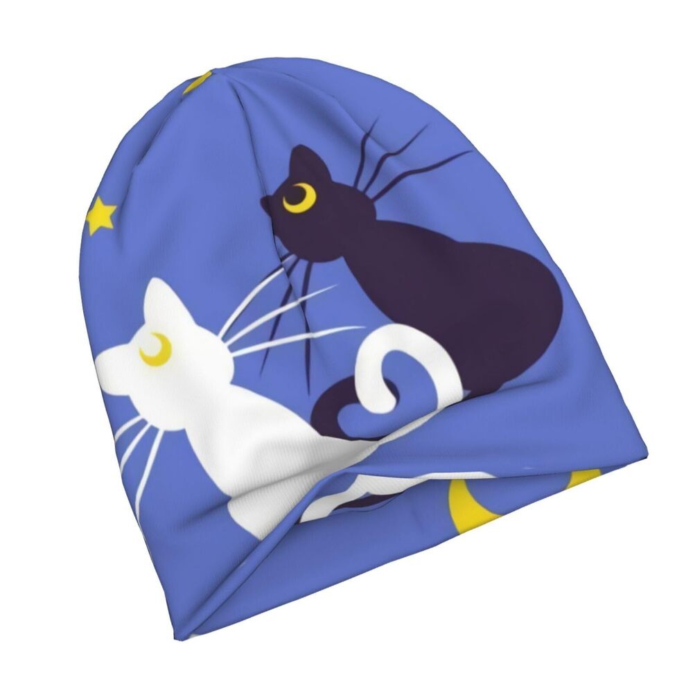 5217 Sailor01 Moon05 Moon Kitties Slouchy Beanie & , Hip-Hop Soft